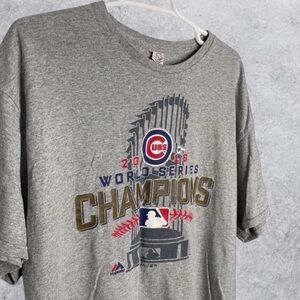 2016 Chicago Cubs World Series Champions Shirt size vintage fit L